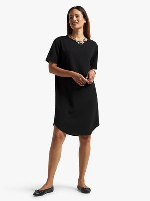 Women's Black T-Shirt Dress