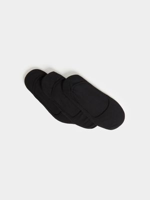Men's Black 3 Pack Secret Socks