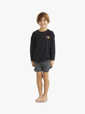 Boy's Quiksilver Black Diamond Long Sleeve T-Shirt