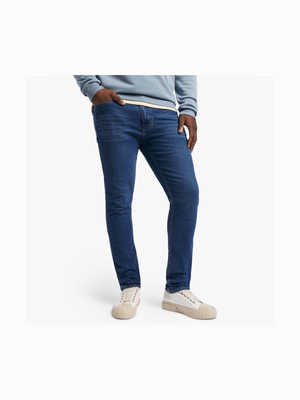 Men's Mid Blue Skinny Jeans