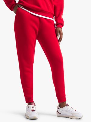 Women's Red Joggers