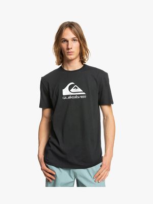 Men's Quiksilver Black Corp Logo Short Sleeve T-Shirt