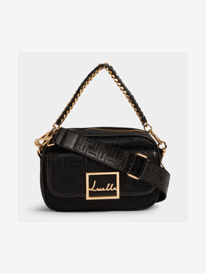 Luella Multi Strap Jacquard Camera Bag