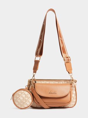 Luella Jacquard Crossbosy Bag