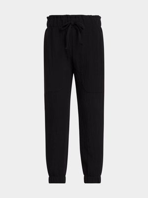 Younger Girls Linen-like Joggers