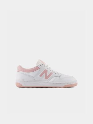 New Balance Junior Court Cup White/Pink Sneaker
