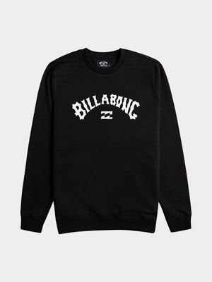 Boy's Billabong Black Arch Wave Crew Sweater