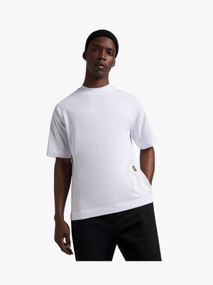 Men's Open Season White Raglan Oversized T-Shirt