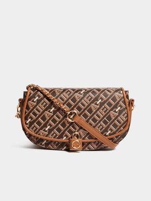 Luella Chain Print Rounded Bag