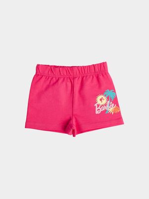 Barbie Pink Fleece Shorts