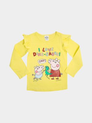 Peppa Pig Yellow Long Sleeve T-shirt