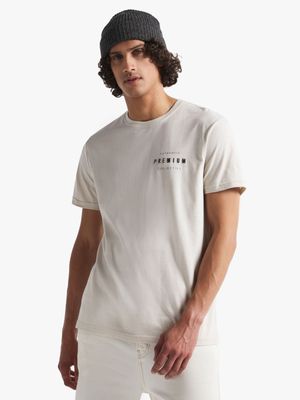 Men's Stone Graphic Print T-Shirt