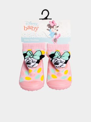 Minnie Mouse Pink 12-18 Months Socks