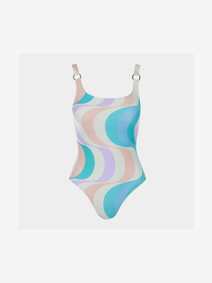 Women's Granadilla Swim Candy Waves O-Ring One piece Swimsuit