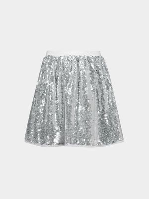 Younger Girls Sequin Skirt