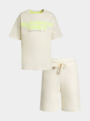 Younger Boys Shorts & T-Shirt Set