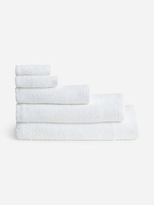 Jet Home White Face Cloth