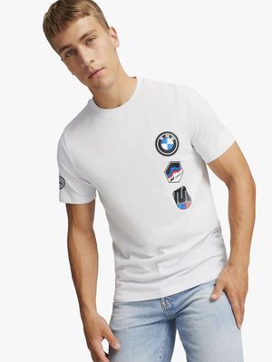 Puma Men's BMW M Motorsport Garage Crew Gray T-shirt