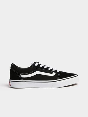 Junior Grade-School Vans Ward Black/White Sneakers