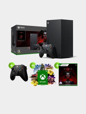 Xbox Series X + Diablo IV + Extra Controller + R400 Giftcard