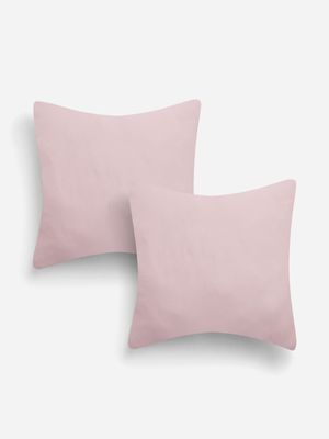 Jet Home Pink Conti 2 Pack Pillow Case