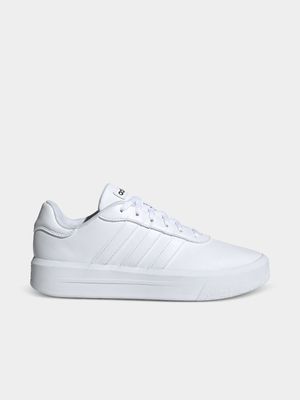 Womens adidas Court Platform White Sneakers