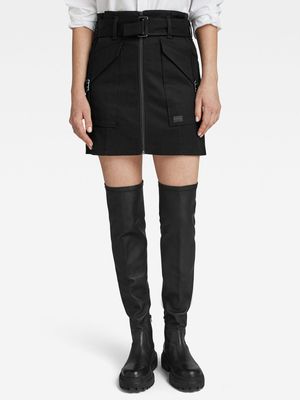 G-Star Women's Mini Black Cargo Skirt