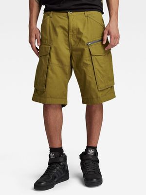 G-Star Men's Rovic Zip Green Cargo Shorts