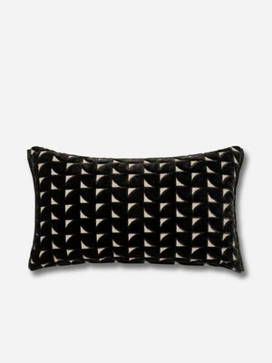 Designers Guild Marquise Curve Scatter Cushion Black 40x70cm