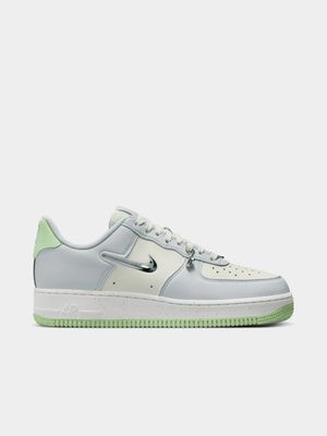 Nike Women's Air Force 1 Next Nature Silver/Grey/Green Sneaker