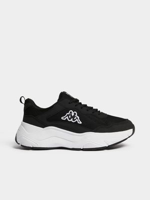 Womens Kappa Ridges Black/White Sneakers