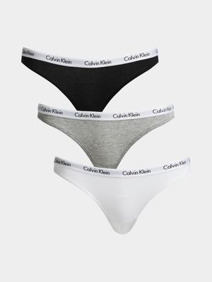Calvin Klein Women's 3-Pack Multicolour Bikini Briefs