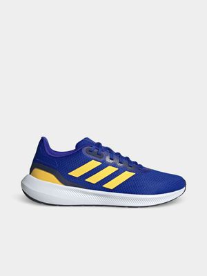 Mens adidas Runfalcon 3.0 Blue/Yellow Running Shoes