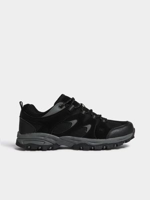 Jet Mens Black/Grey Hiker Sneaker
