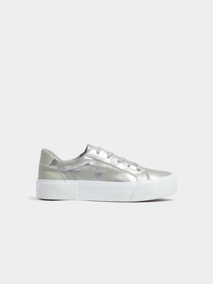 TomTom Women's RJL356-55 Silver/White Sneakers