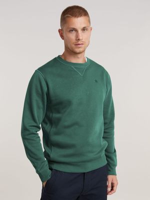 G-Star Men's Premium Core Blue Spruce Sweater