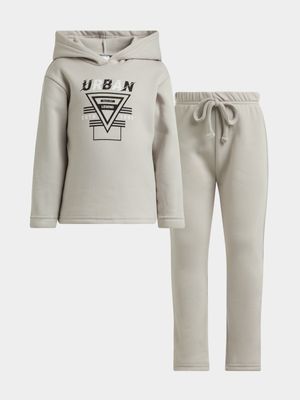 Jet Younger Boys Grey Active Set
