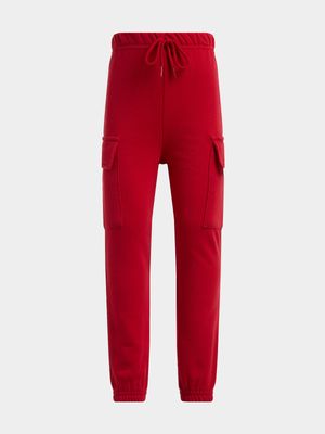 Jet Younger Red Utility Active Pants