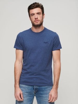 Men's Superdry Blue Organic Cotton T-Shirt