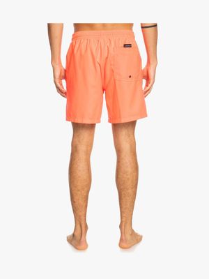 Men's Quiksilver Fiery Coral Everyday 17" Volley Boardshorts