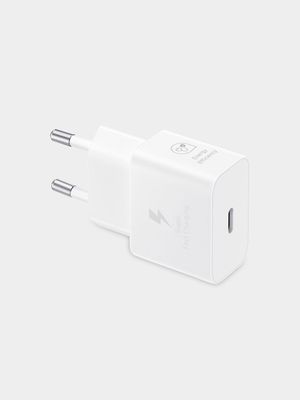 Samsung 1 Port Fast Travel Adapter With Type-C Cable 25W