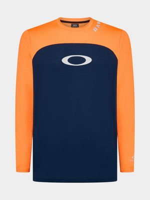 Men's Oakley Orange Free Ride RC Bike-MTB T-Shirt