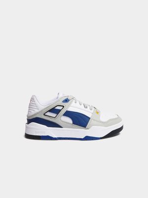 Puma Men's Slipstream Leather White/Blue Sneaker
