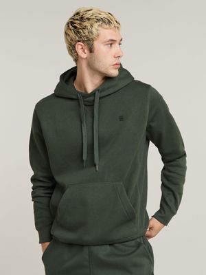 G-Star Men's Premium Core Hooded Graphite Sweater
