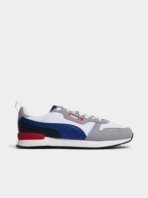 Mens Puma R78 Grey/Blue Sneaker