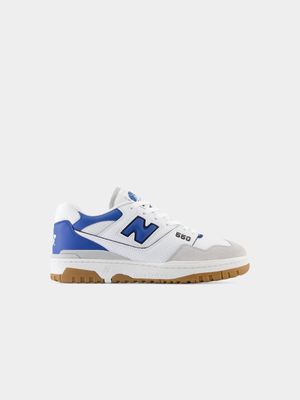 New Balance Men's 550 White/Blue Sneaker