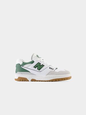 New Balance Men's 550 White/Green Sneaker
