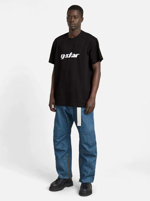 G-Star Men's Cursive Script Black T-Shirt