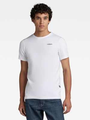 G-Star Men's Base Slim White T-Shirt