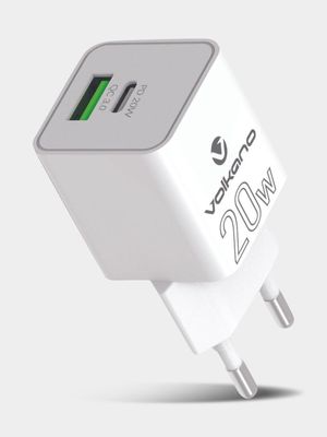 Volkano Dyna Duo 20W PD + Q.C 3.0 Wall Charger